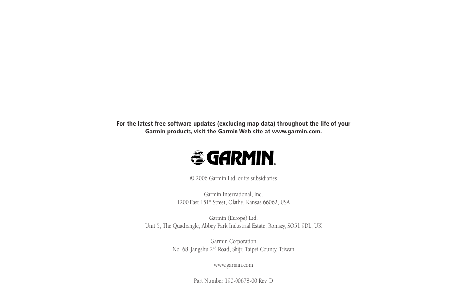 Garmin GPSMAP 2210 User Manual | Page 106 / 106