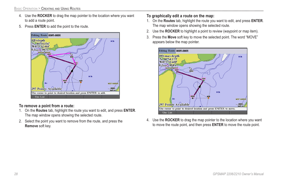 Garmin GPSMAP 2210 User Manual | Page 36 / 106