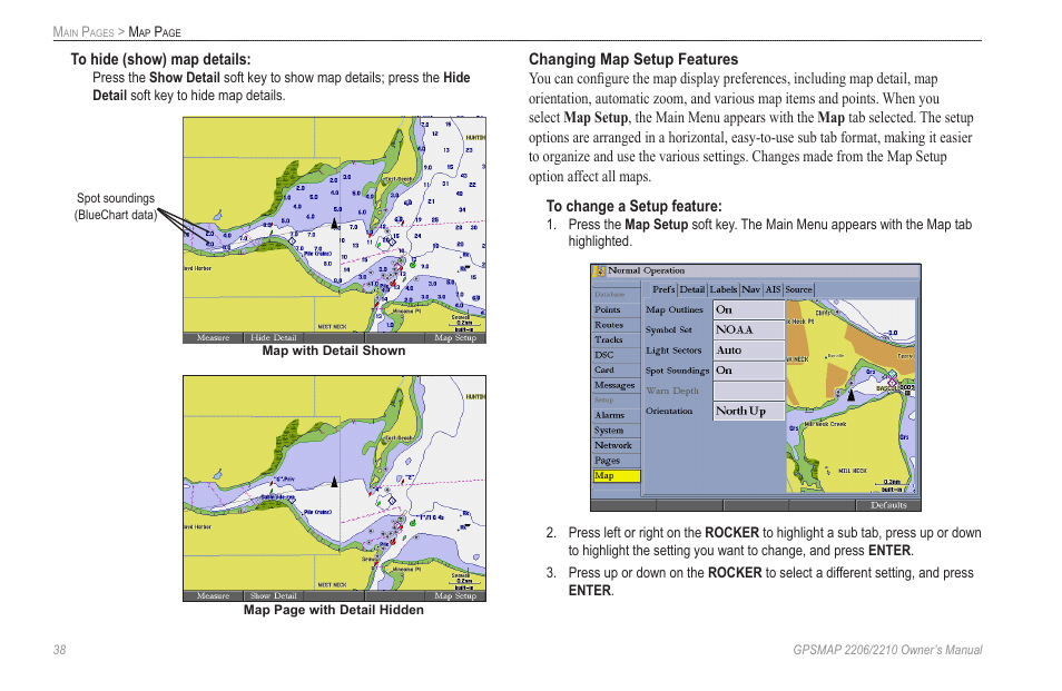 Garmin GPSMAP 2210 User Manual | Page 46 / 106