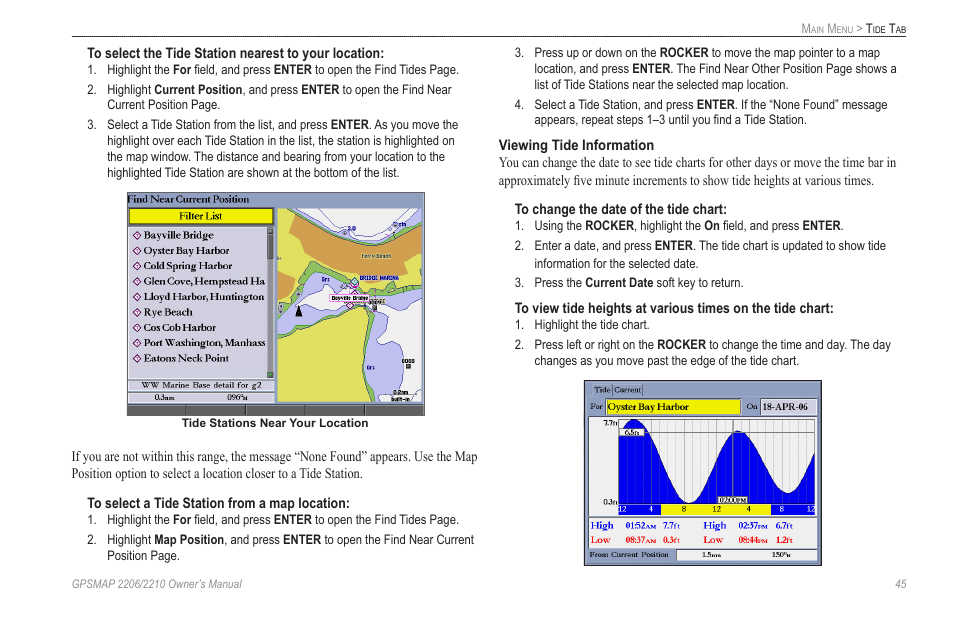 Garmin GPSMAP 2210 User Manual | Page 53 / 106