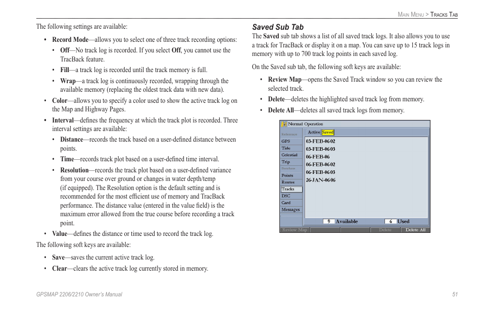 Garmin GPSMAP 2210 User Manual | Page 59 / 106