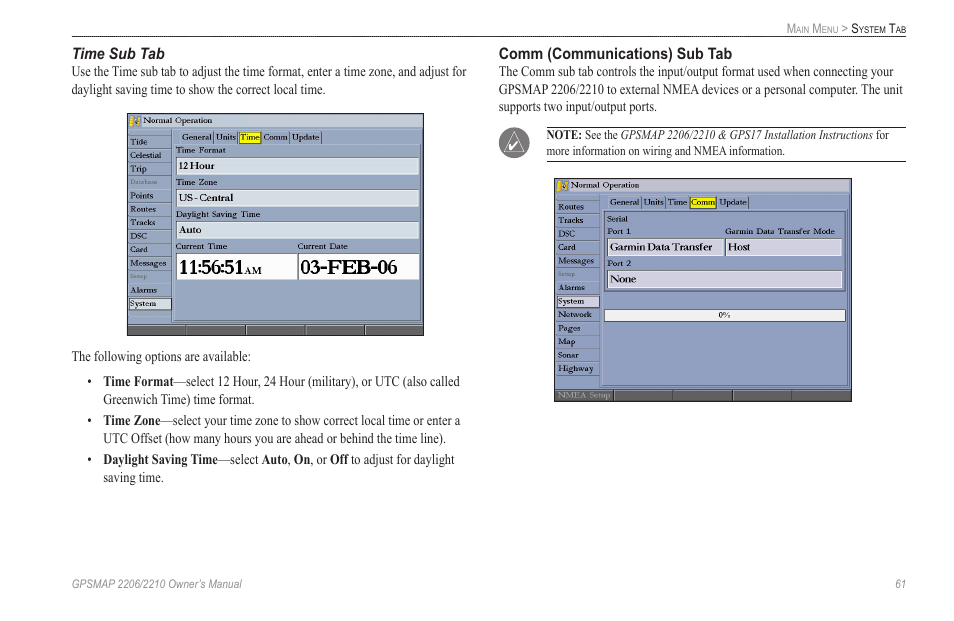 Garmin GPSMAP 2210 User Manual | Page 69 / 106