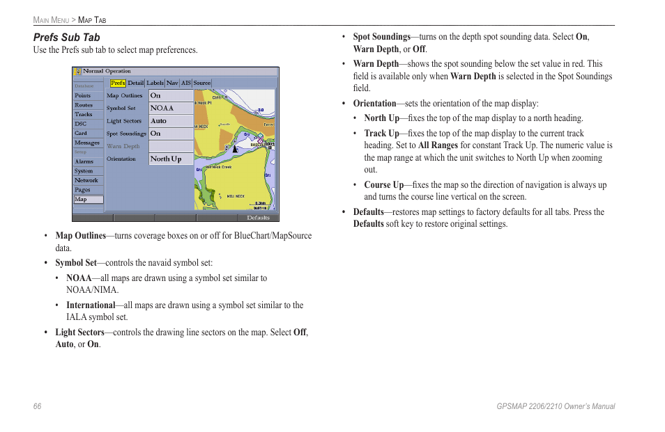 Garmin GPSMAP 2210 User Manual | Page 74 / 106