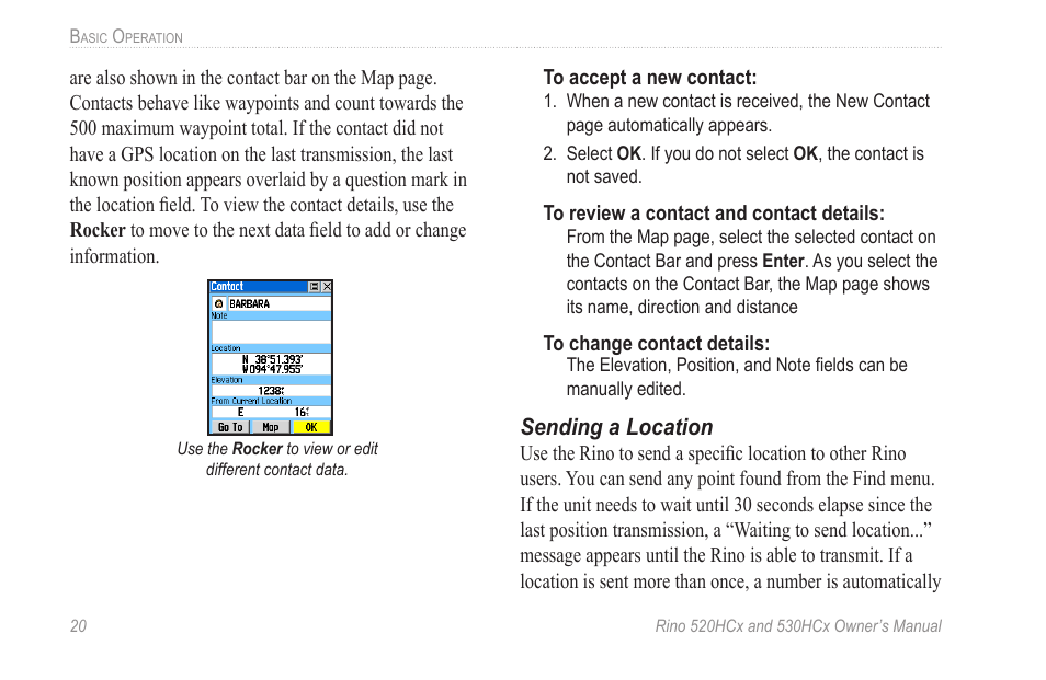 Garmin RINO 530HCx User Manual | Page 26 / 74