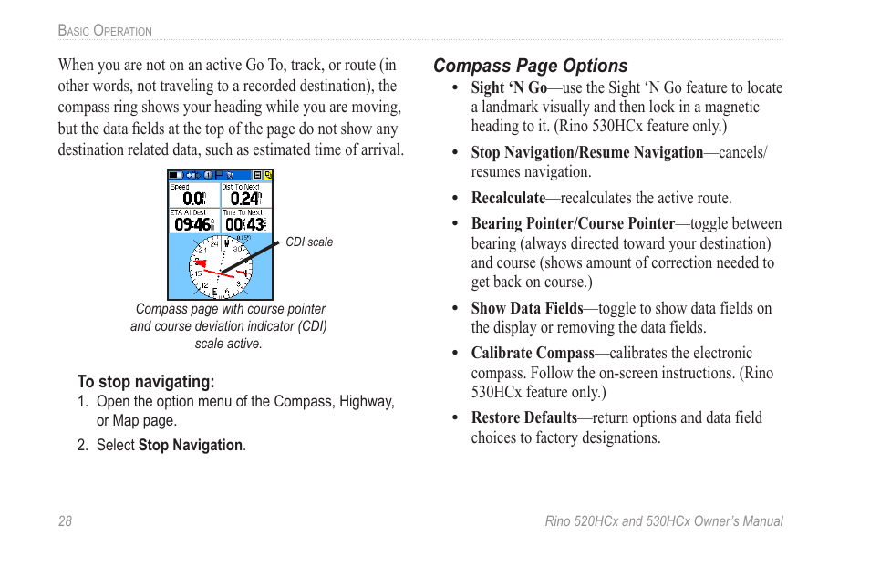 Garmin RINO 530HCx User Manual | Page 34 / 74