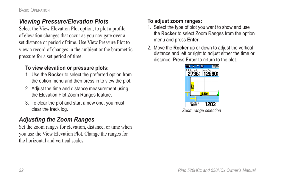 Garmin RINO 530HCx User Manual | Page 38 / 74