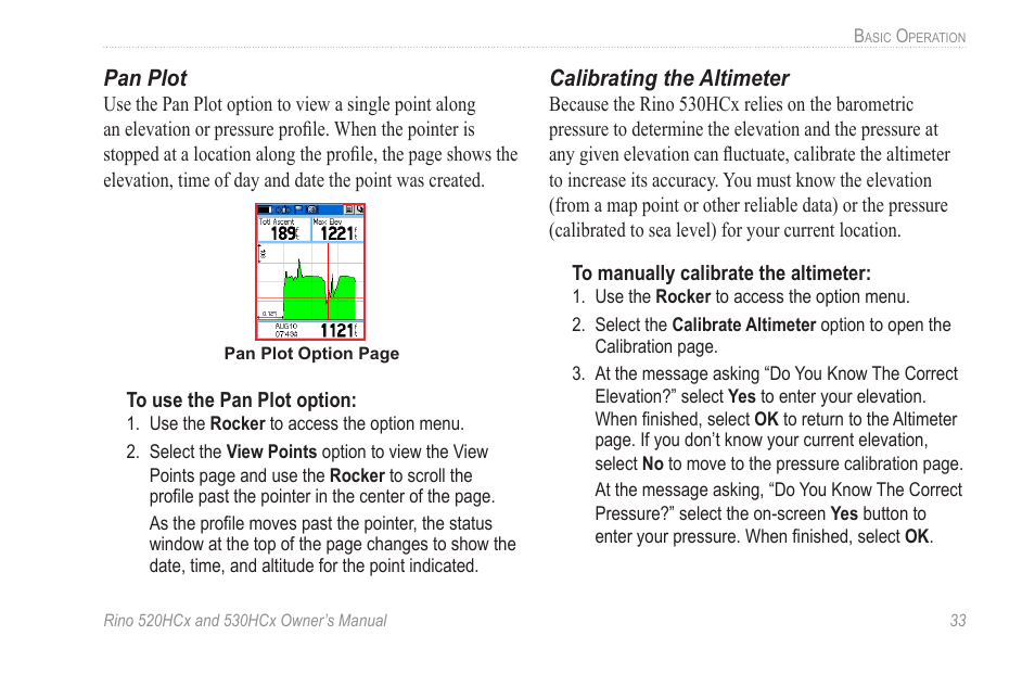 Garmin RINO 530HCx User Manual | Page 39 / 74