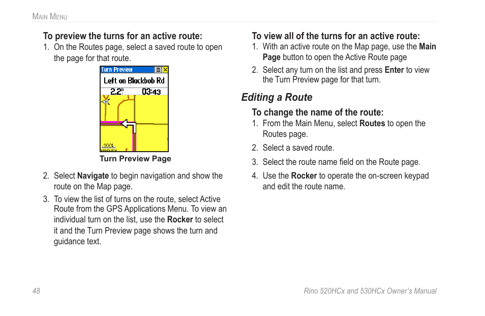 Garmin RINO 530HCx User Manual | Page 54 / 74