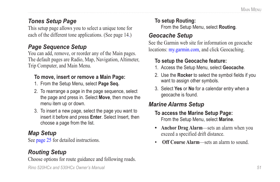 Garmin RINO 530HCx User Manual | Page 57 / 74