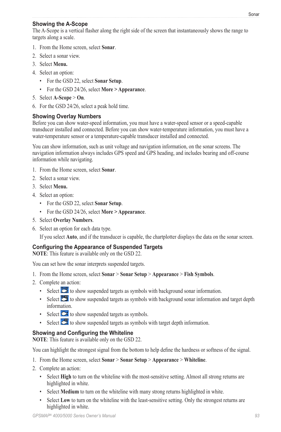 Garmin GPSMAP 5215 User Manual | Page 97 / 116