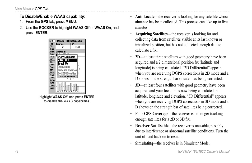 Garmin GPSMAP 182C User Manual | Page 48 / 126