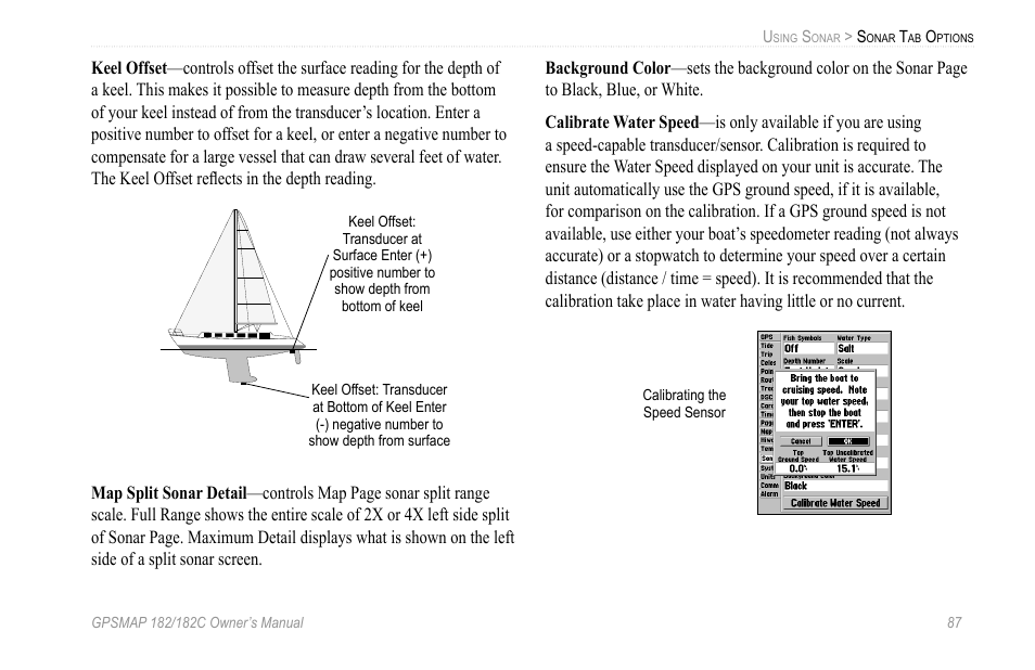 Garmin GPSMAP 182C User Manual | Page 93 / 126