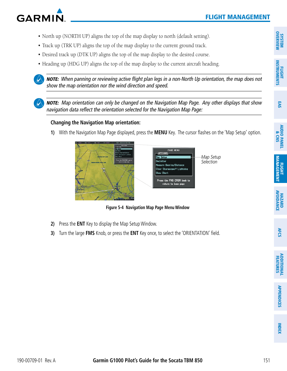 Flight management | Garmin G1000 Socata TBM 850 User Manual | Page 163 / 588