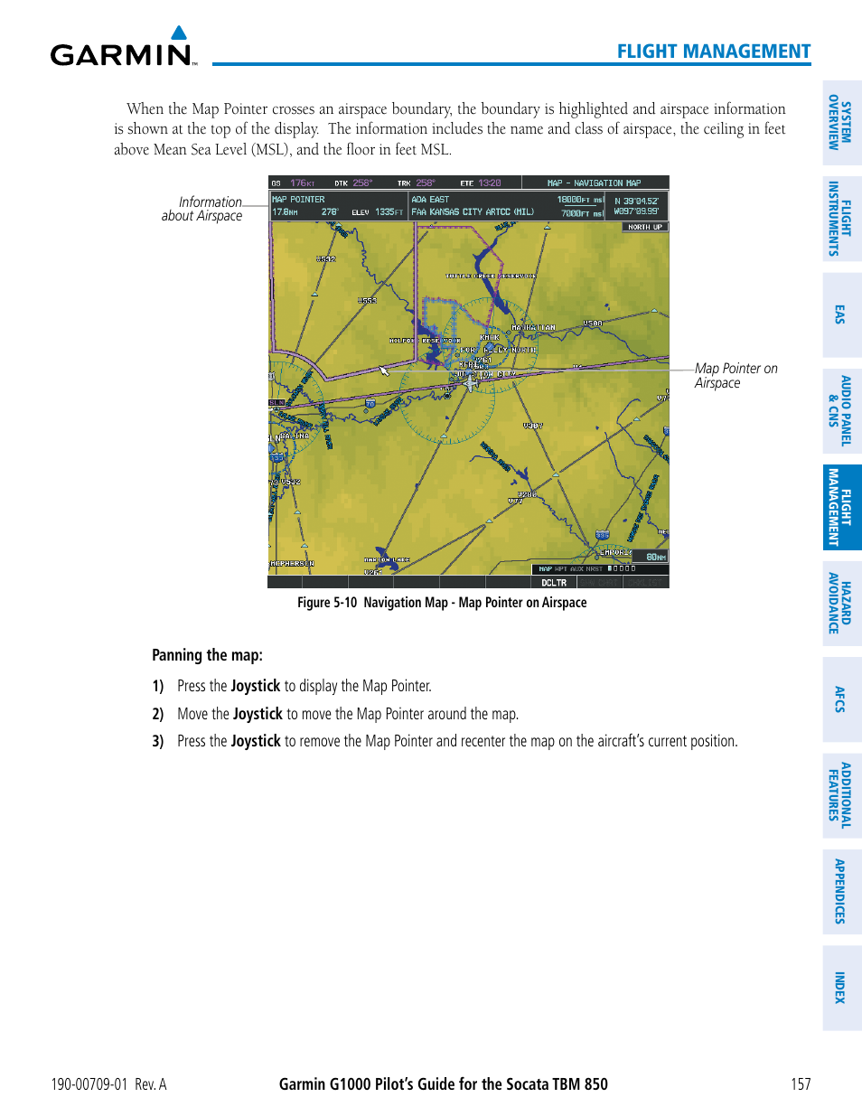 Flight management | Garmin G1000 Socata TBM 850 User Manual | Page 169 / 588