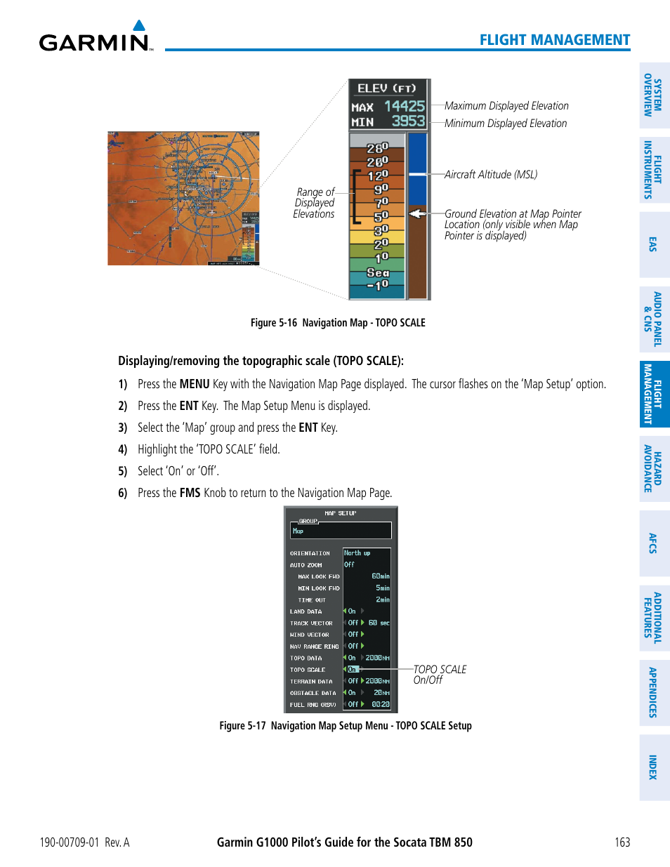 Flight management | Garmin G1000 Socata TBM 850 User Manual | Page 175 / 588