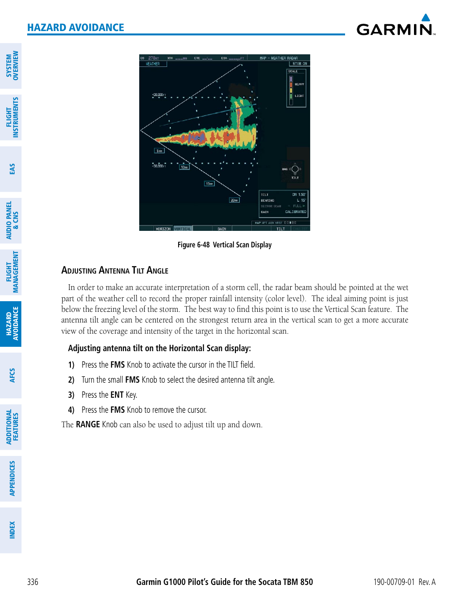 Hazard avoidance | Garmin G1000 Socata TBM 850 User Manual | Page 348 / 588