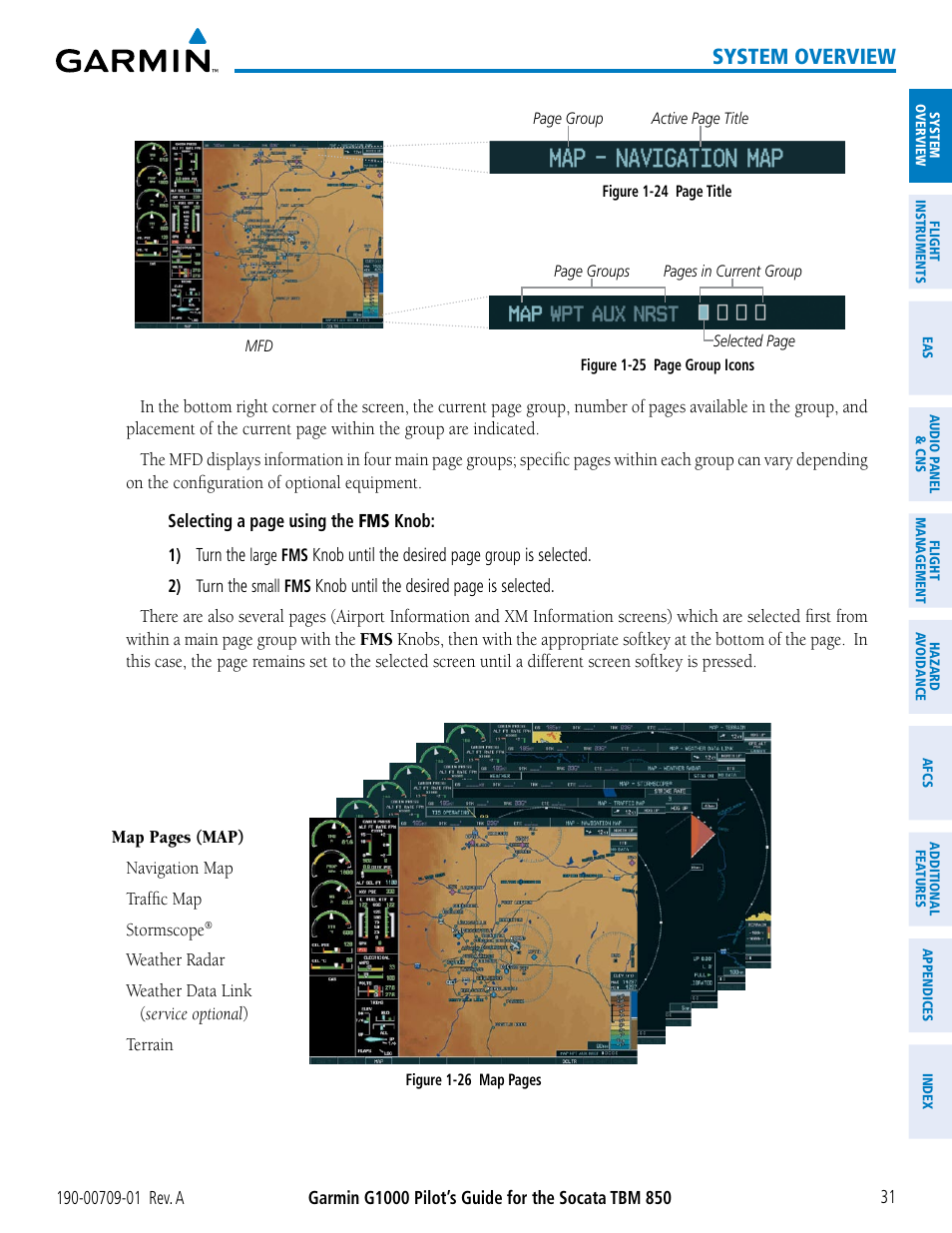 System overview | Garmin G1000 Socata TBM 850 User Manual | Page 43 / 588