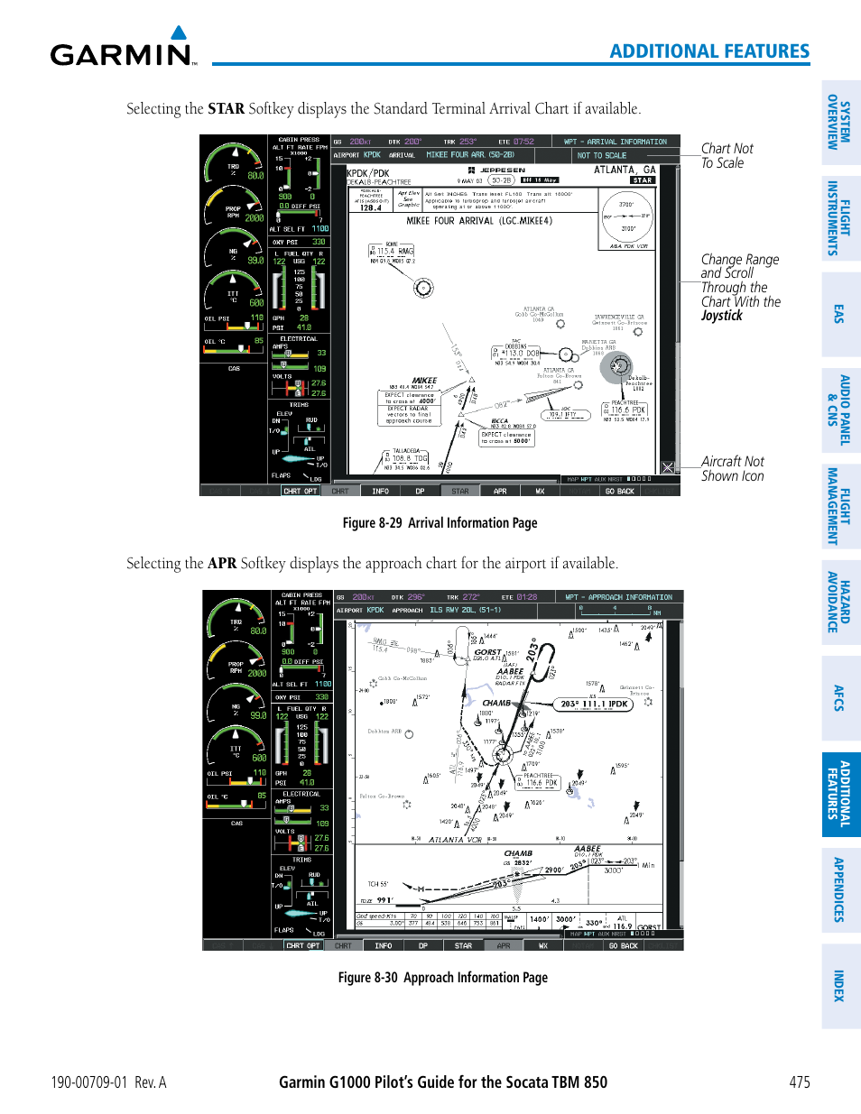 Additional features | Garmin G1000 Socata TBM 850 User Manual | Page 487 / 588