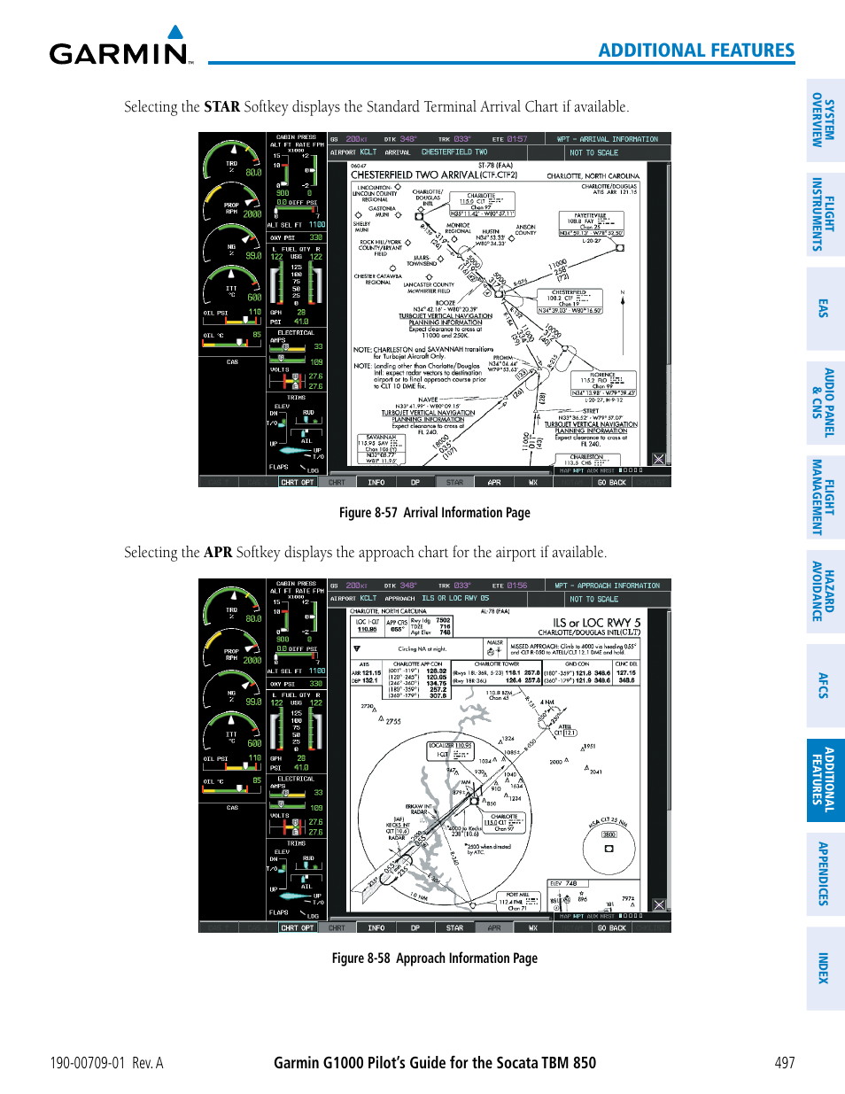 Additional features | Garmin G1000 Socata TBM 850 User Manual | Page 509 / 588