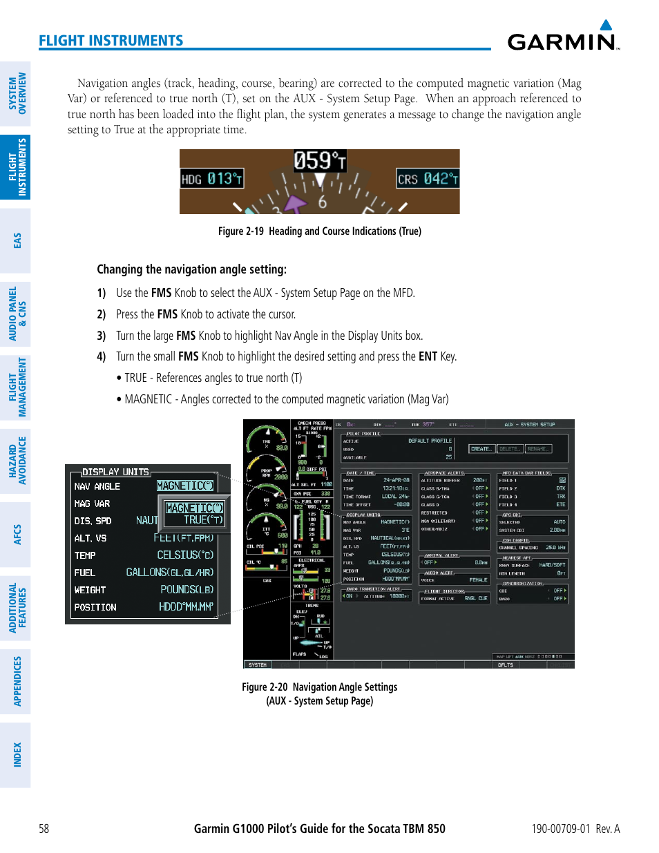 Flight instruments | Garmin G1000 Socata TBM 850 User Manual | Page 70 / 588