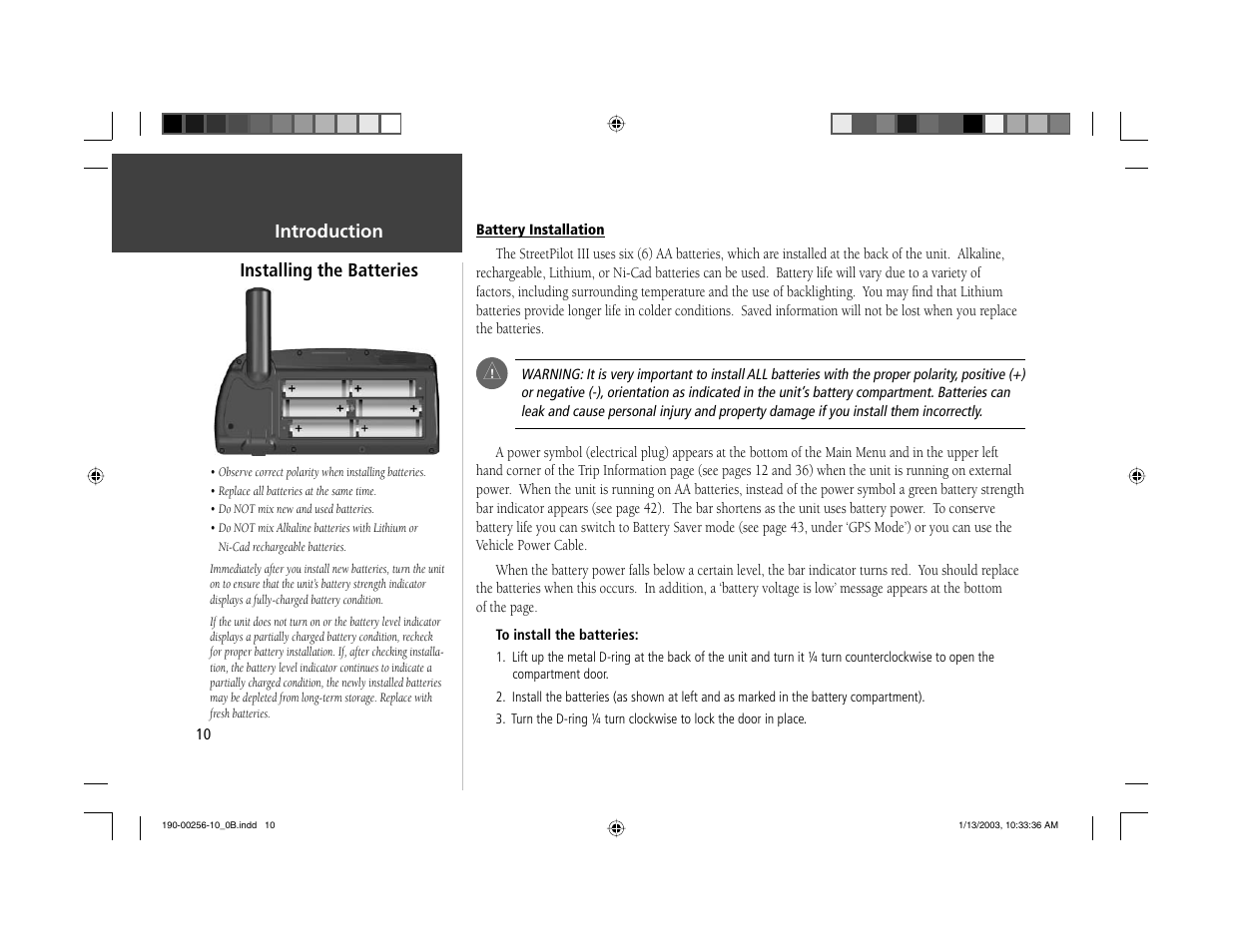 Garmin StreetPilot III User Manual | Page 12 / 74