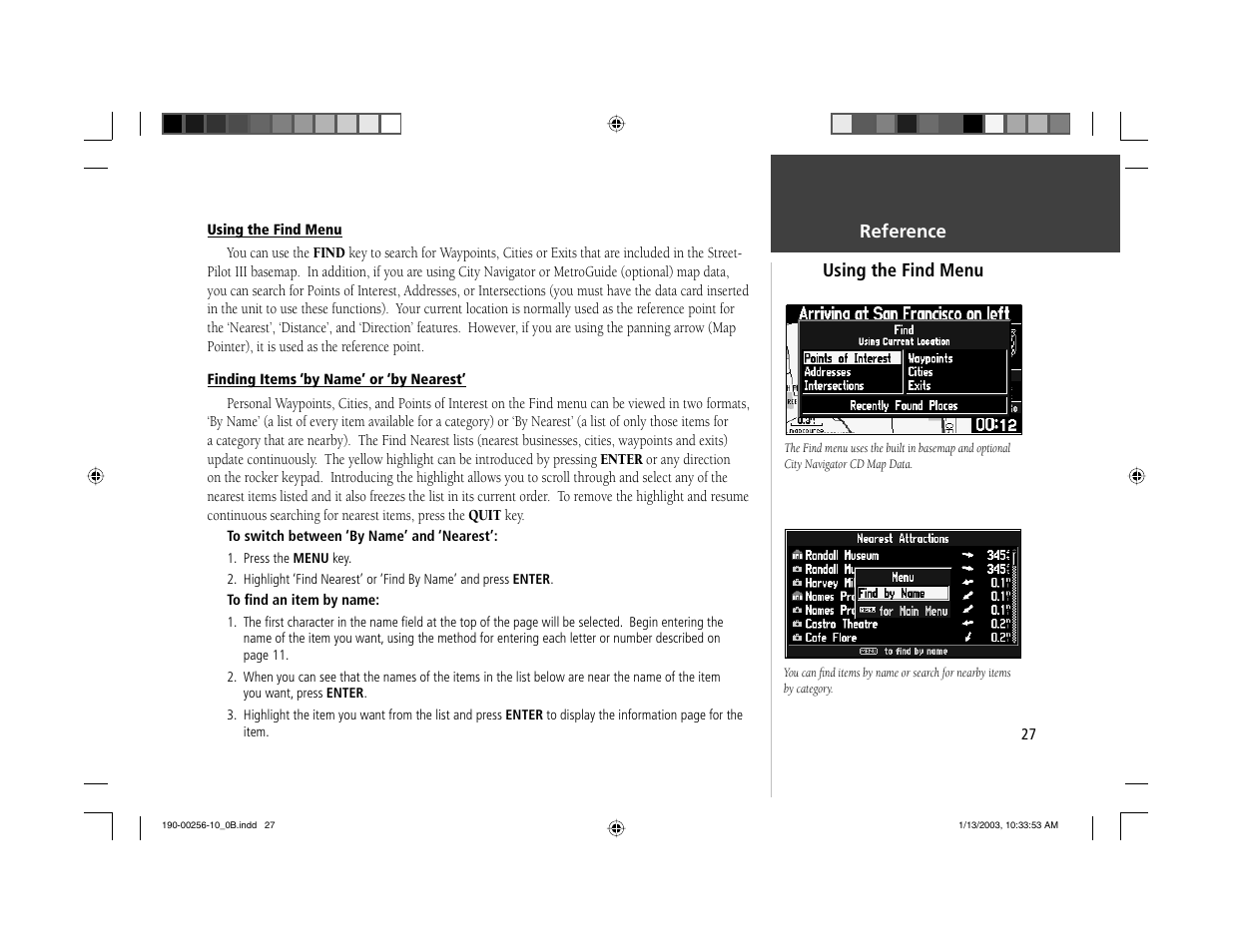 Garmin StreetPilot III User Manual | Page 29 / 74