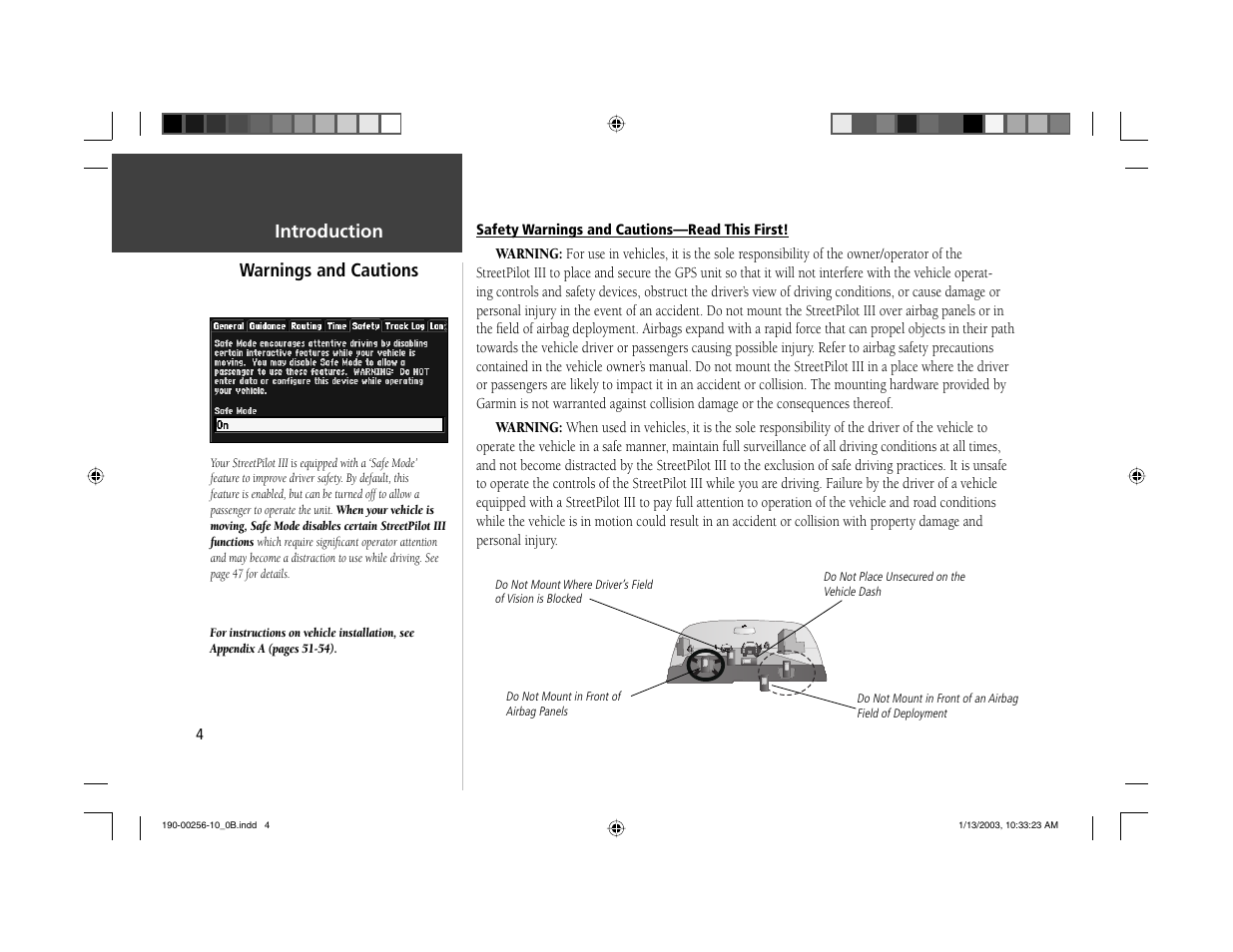 Garmin StreetPilot III User Manual | Page 6 / 74