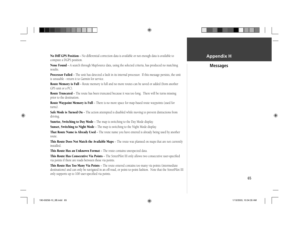 Garmin StreetPilot III User Manual | Page 67 / 74