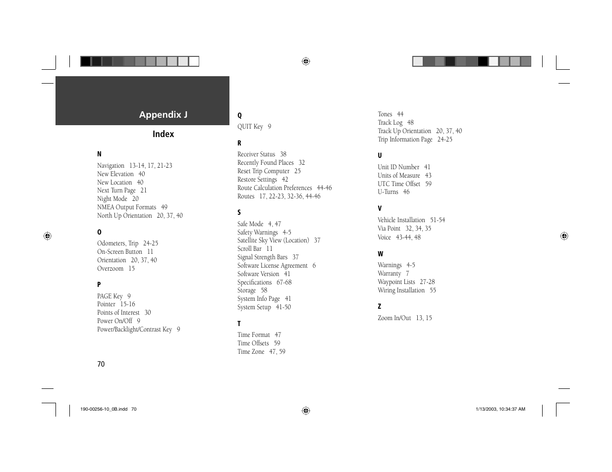 Garmin StreetPilot III User Manual | Page 72 / 74