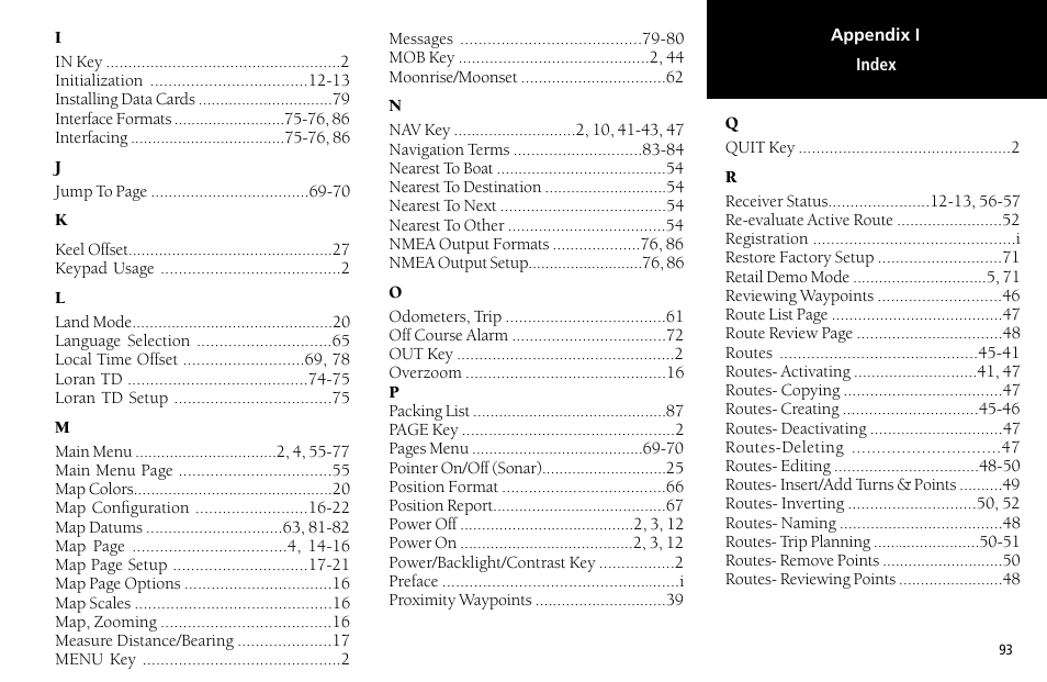 Garmin GPSMAP 2006C User Manual | Page 102 / 104