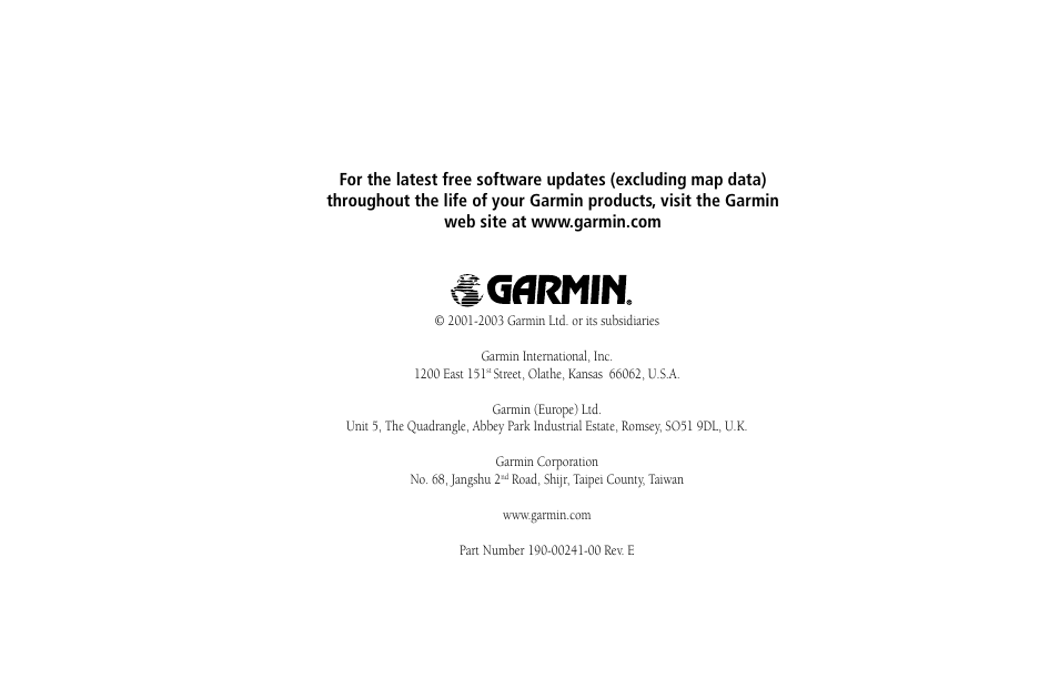 Garmin GPSMAP 2006C User Manual | Page 104 / 104