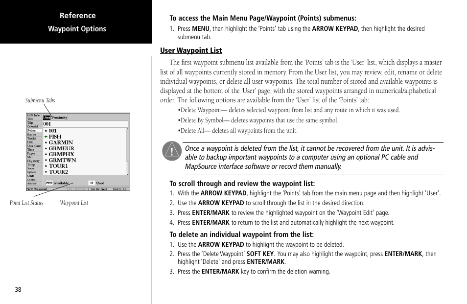 Garmin GPSMAP 2006C User Manual | Page 47 / 104