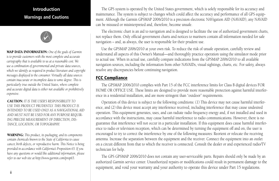 Garmin GPSMAP 2006C User Manual | Page 5 / 104