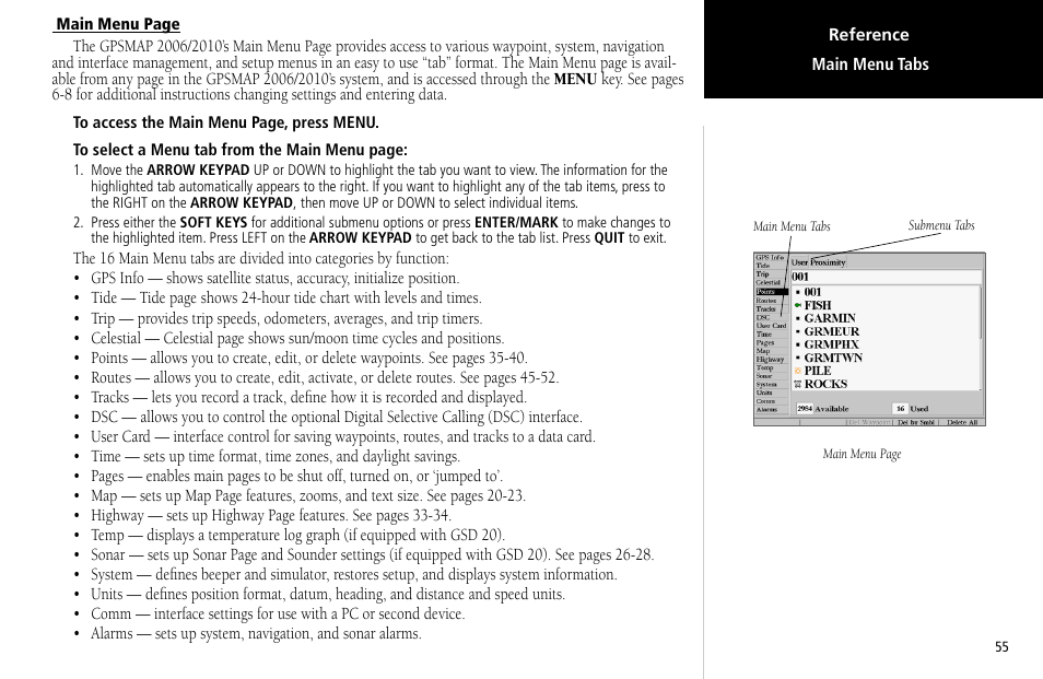 Garmin GPSMAP 2006C User Manual | Page 64 / 104