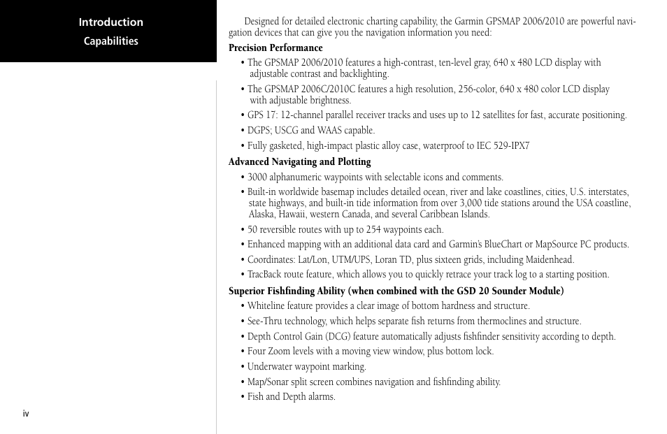 Garmin GPSMAP 2006C User Manual | Page 7 / 104