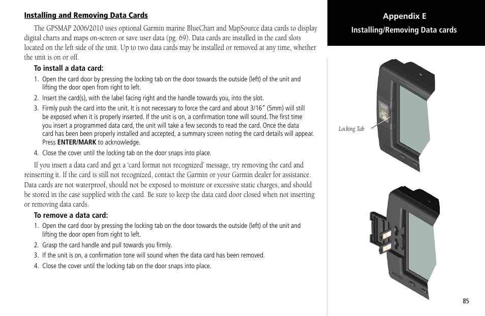 Garmin GPSMAP 2006C User Manual | Page 94 / 104