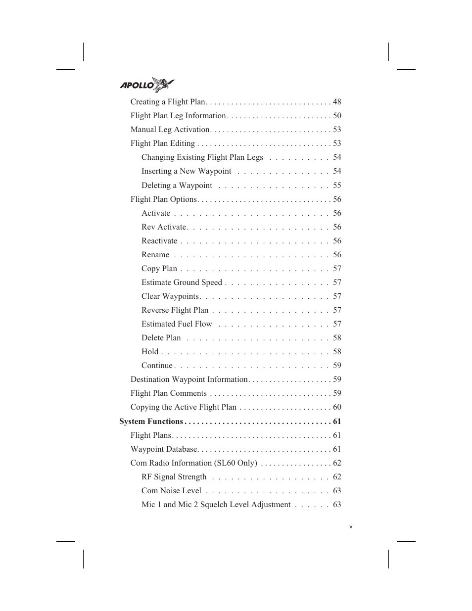 Garmin SL60 User Manual | Page 7 / 134