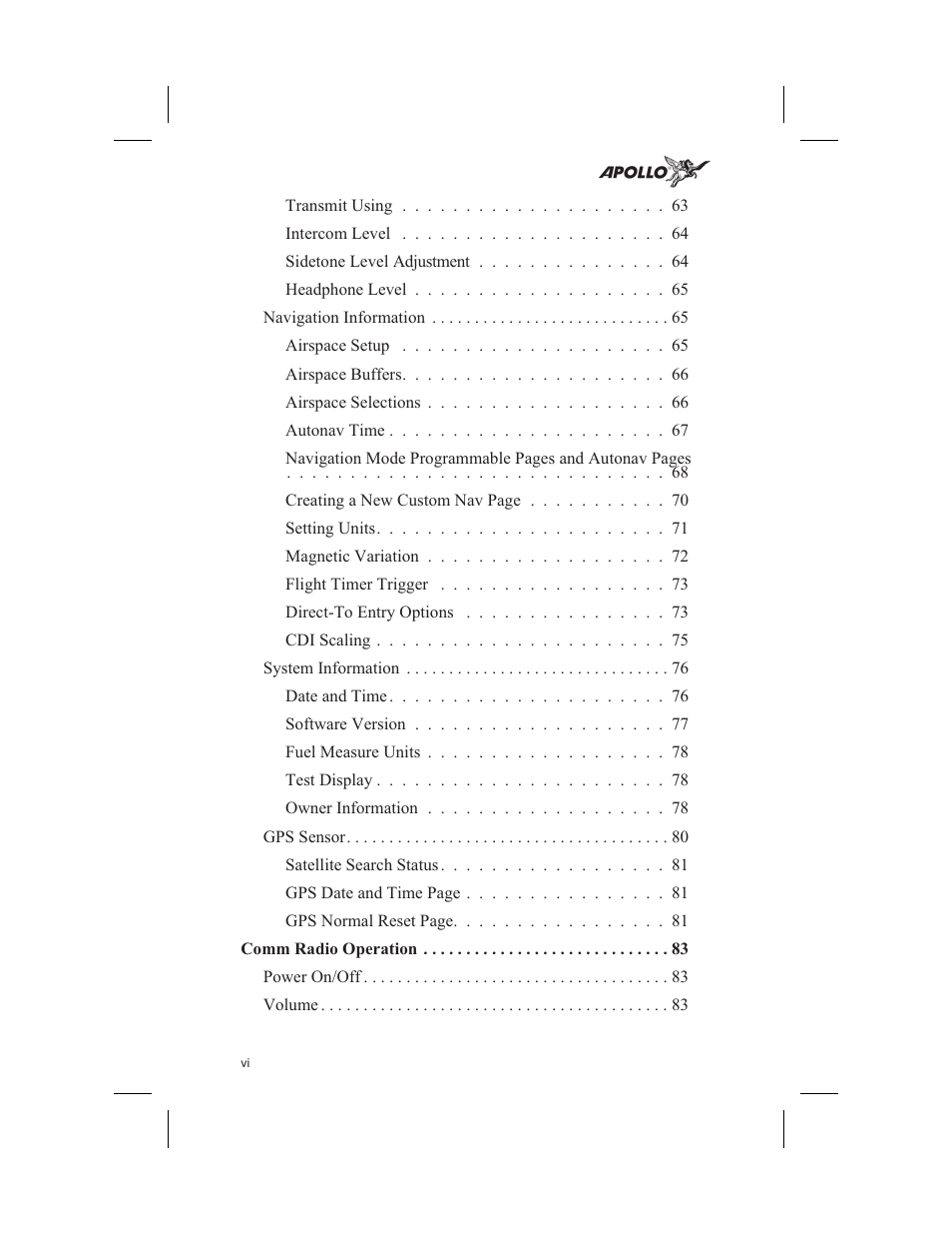 Garmin SL60 User Manual | Page 8 / 134