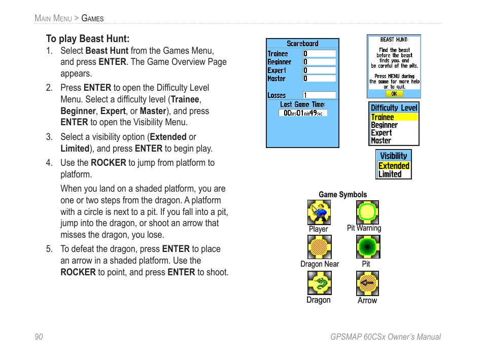 Garmin GPSMAP 60CSx User Manual | Page 100 / 116