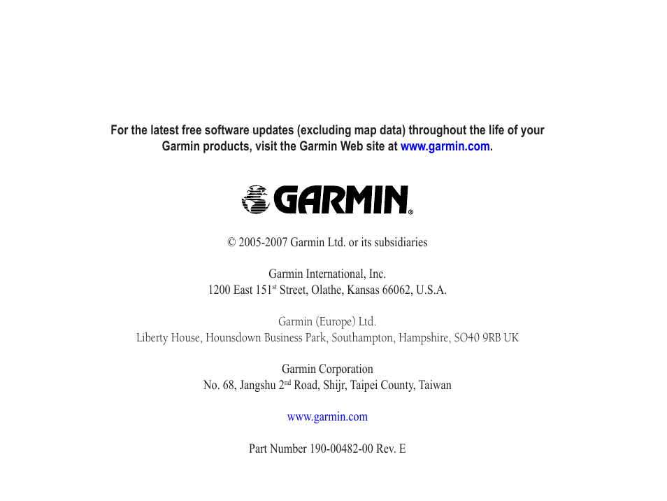 Garmin GPSMAP 60CSx User Manual | Page 116 / 116