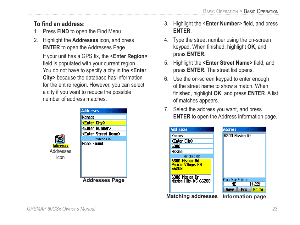 Garmin GPSMAP 60CSx User Manual | Page 33 / 116