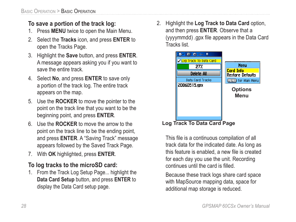 Garmin GPSMAP 60CSx User Manual | Page 38 / 116
