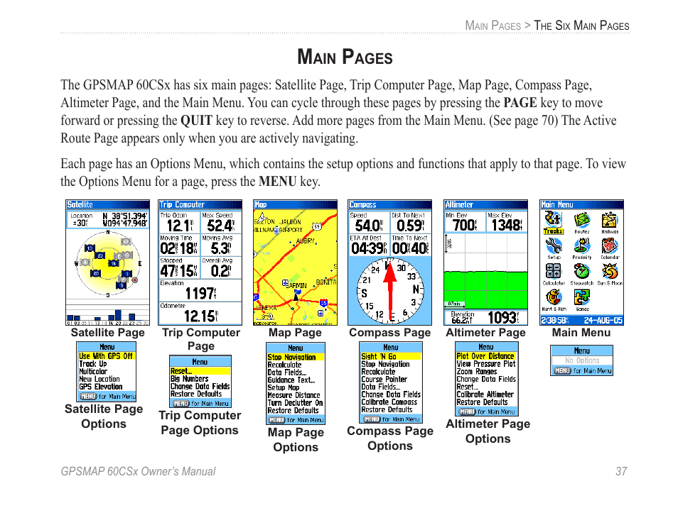 Garmin GPSMAP 60CSx User Manual | Page 47 / 116