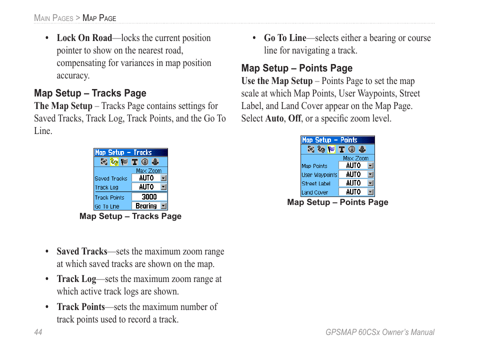Garmin GPSMAP 60CSx User Manual | Page 54 / 116