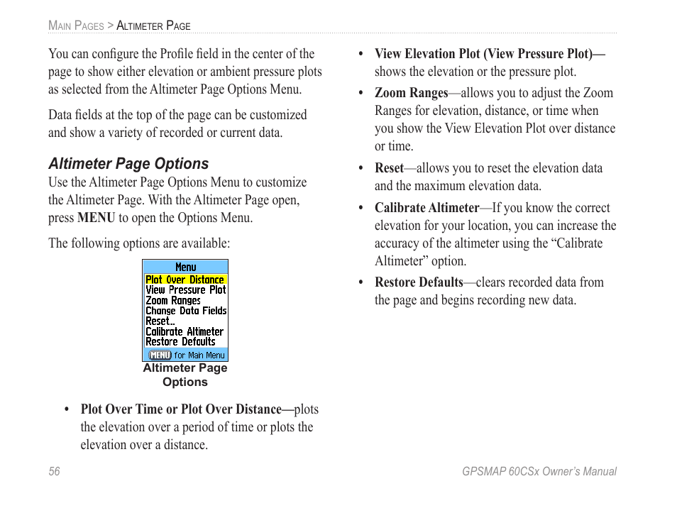 Garmin GPSMAP 60CSx User Manual | Page 66 / 116