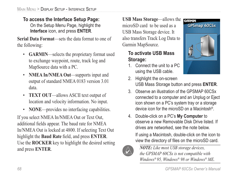 Garmin GPSMAP 60CSx User Manual | Page 78 / 116