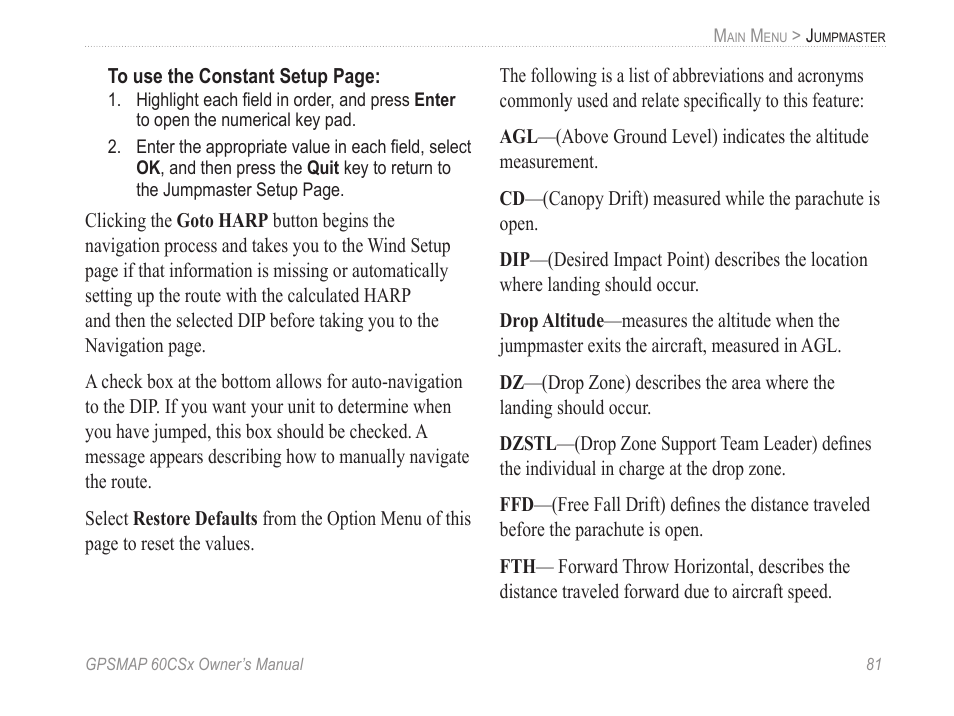 Garmin GPSMAP 60CSx User Manual | Page 91 / 116