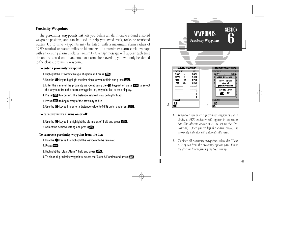 Waypoints | Garmin GPSMAP 130 User Manual | Page 51 / 94