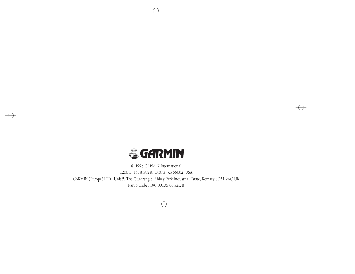 Garmin GPSMAP 130 User Manual | Page 94 / 94