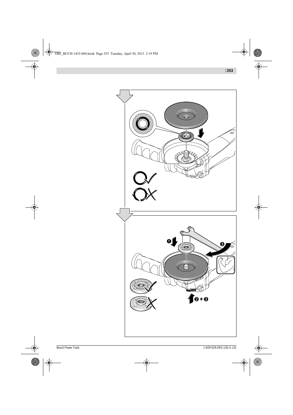 Bosch GWS 9-125 Professional User Manual | Page 253 / 270